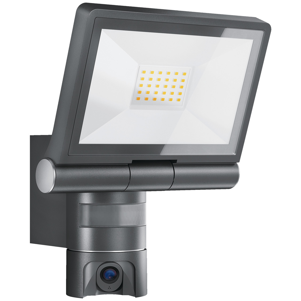 Steinel IP-Überwachungskamera mit LED-Scheinwerfer XLED CAM1 S ANT- HD (720p)- App unter Beleuchtung
