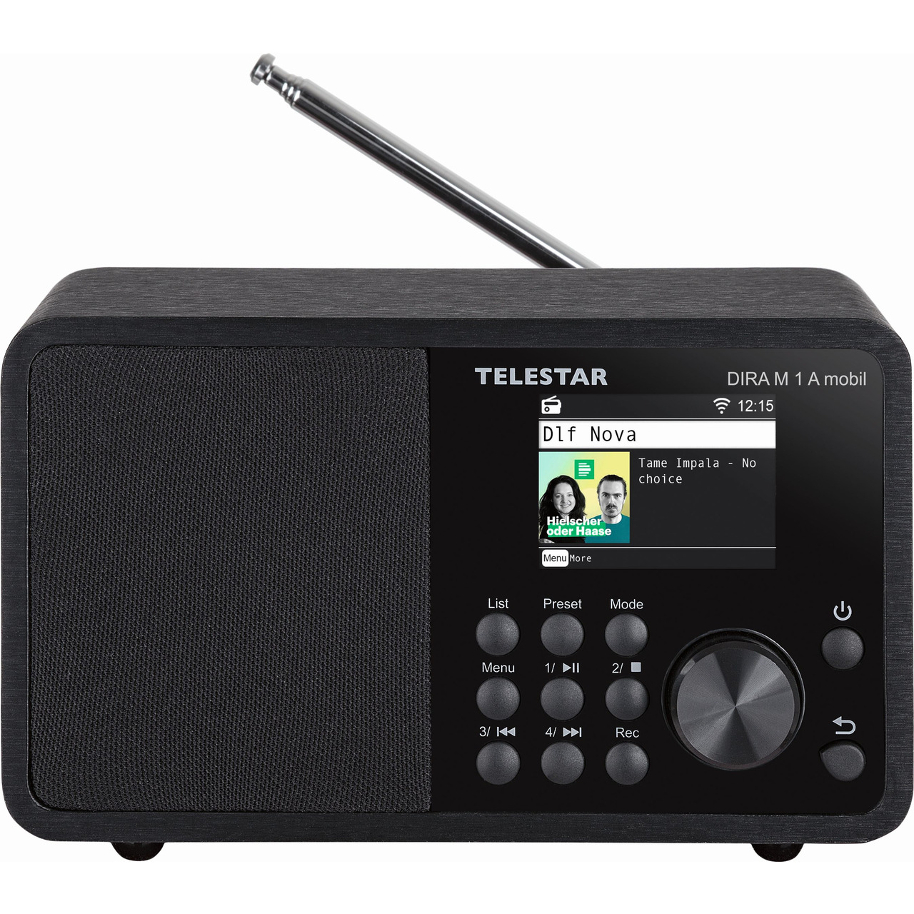 Telestar Hybrid-Digitalradio DIRA M1A mobil mit Notfall-Warnsystem EWF- DAB+-UKW-Internetradio- Akku