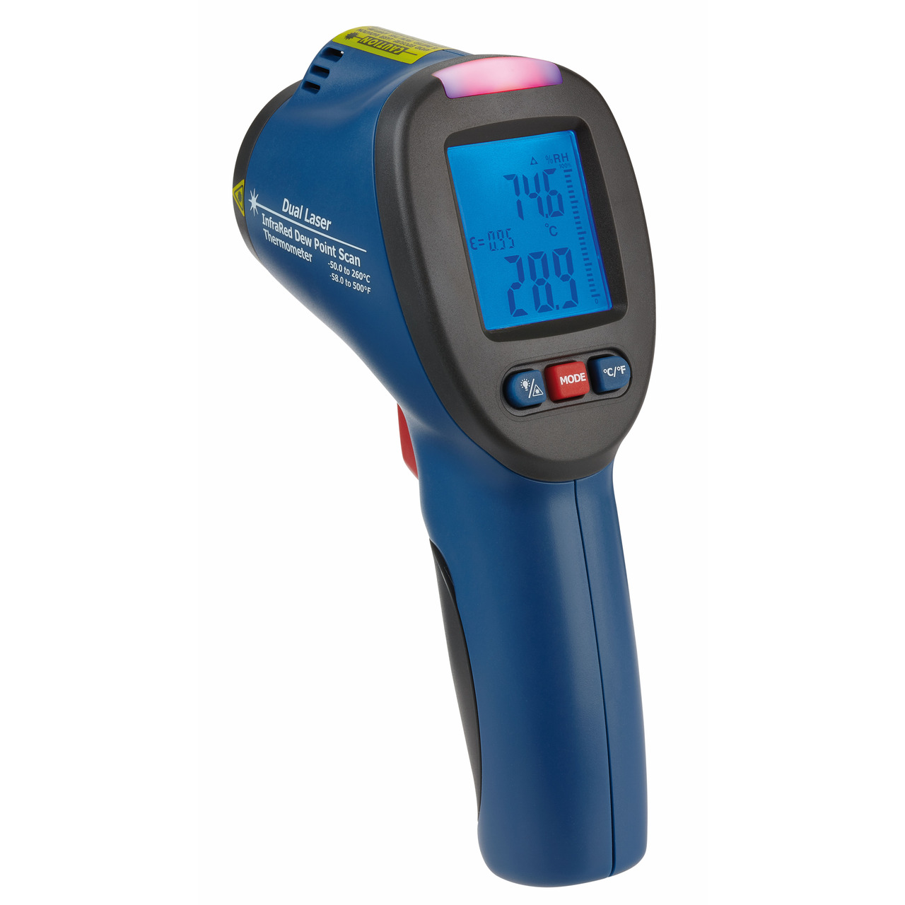 TFA Infrarot-Thermometer mit Schimmel-Detektor und Taupunkterkennung- -50-C bis +260-C