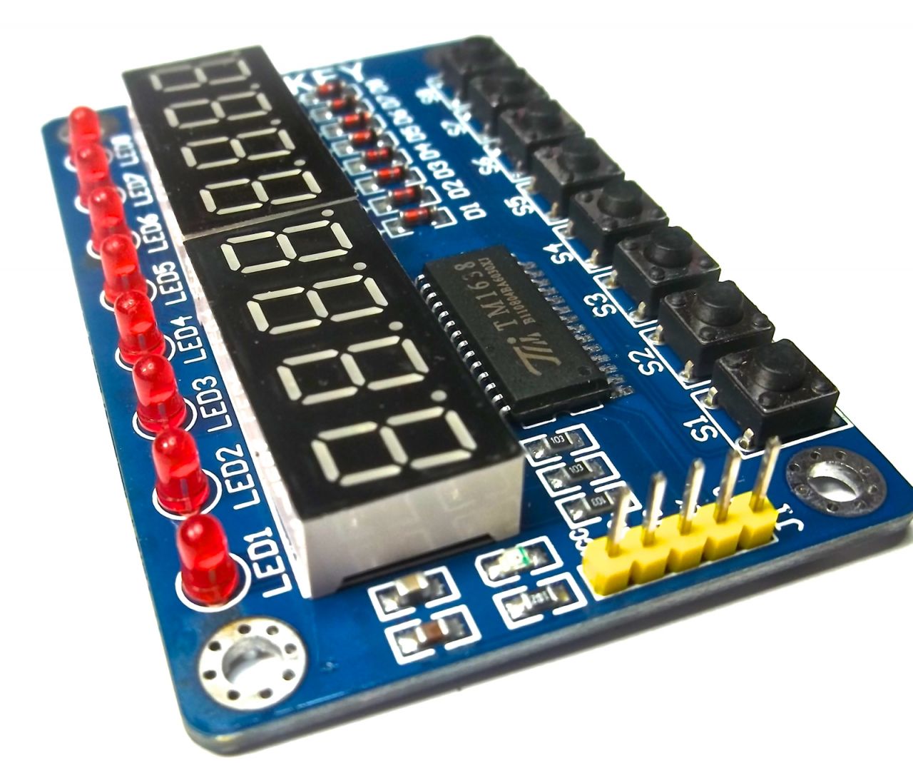 TM1638 8 Taster mit 8-stelligem Display und 8 LEDs