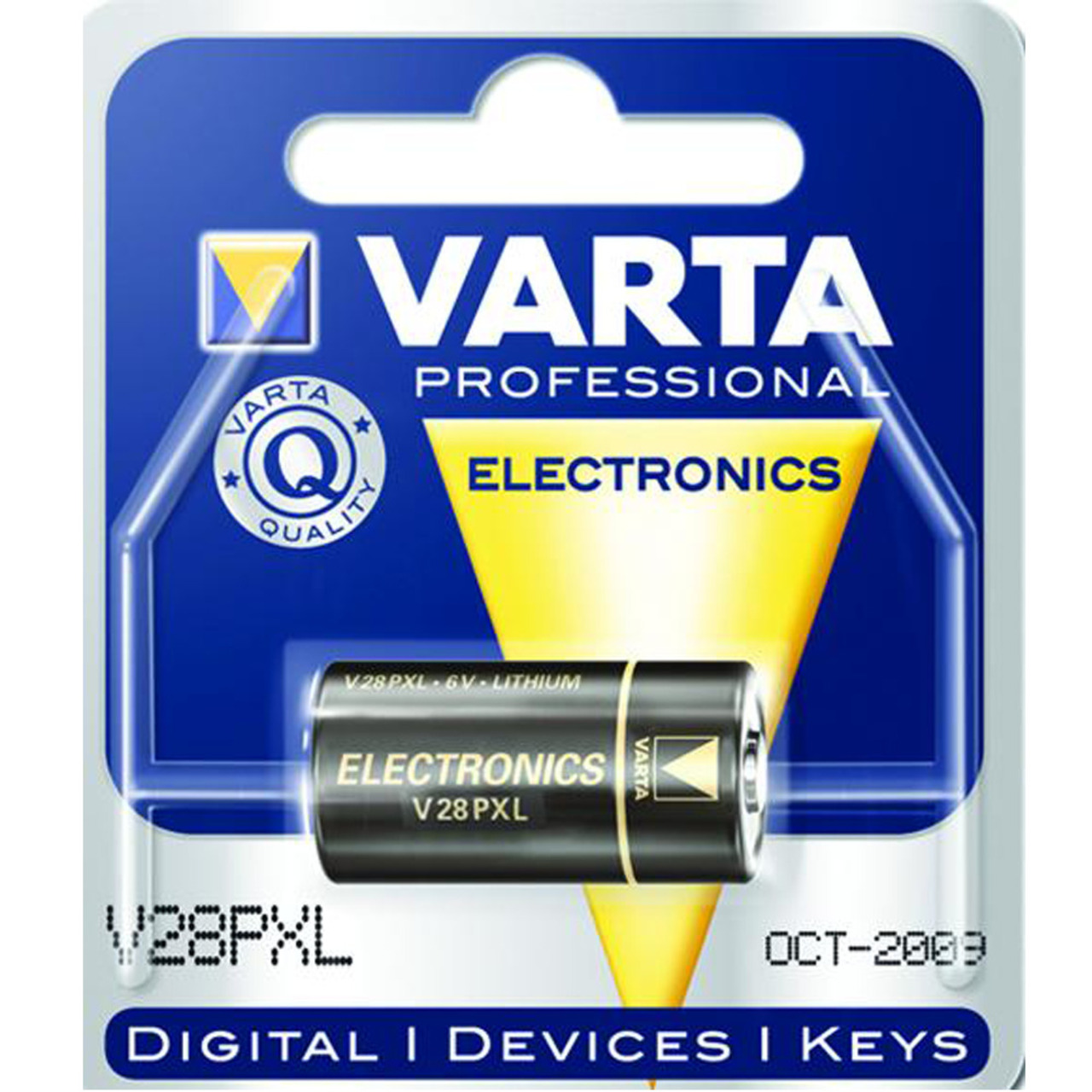 Varta Foto-Lithium-Batterie- V28PXL- 170 mAh