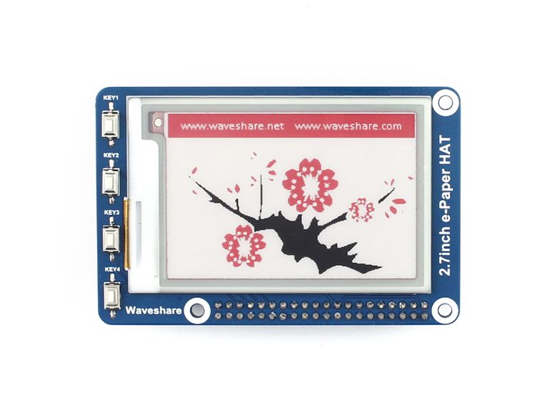 Waveshare 2-7 264x176 e-Paper Display 3-farbig fr Raspberry Pi